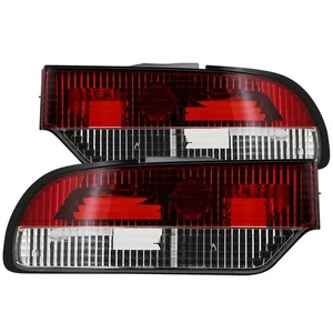 Luces traseras rojas/claras para 240Sx S13 1989-1994 hatchback luces de freno izquierda+derecha - Imagen 1 de 8