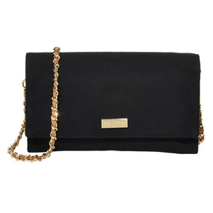 Bandolera sin asas G by Giuliana acolchada con textura denim negra - Imagen 1 de 3