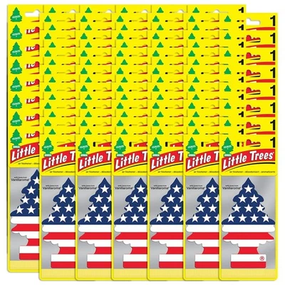 Little Trees America Air Freshener – 96 Pack Bulk Box – U1P-10945 - Image 1 of 3