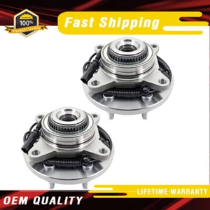 Pair Front Wheel Bearing And Hubs For 2011 12-2014 Ford F-150 Lincoln Navigator - Picture 1 of 11