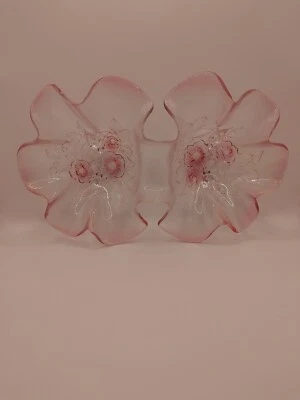 Mikasa Rosella Rosa Cristal Doble Caramelo/Plato Relish  Foto 1 de 4