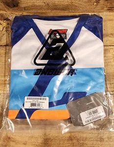 Answer Racing Men A23 Syncron CC Jersey Answer Blue/Orange/Blk Medium TR447305 - Picture 1 of 2
