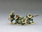 4 figure King Country DD62 DD062 WW2 Army Ranger Call Reinforcement radio D-Day