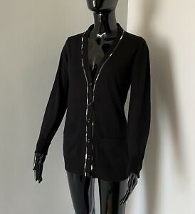Burberry women's Black Wool Cardigan, size S