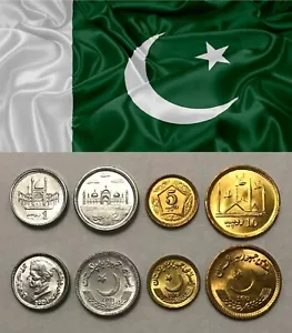 PAKISTÁN - JUEGO de 4 monedas (rupia, rupias) 2017 - 2021 - UNC - Imagen 1 de 2