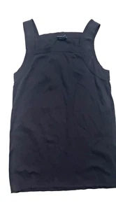 Vintage Herren Bodybuilding Fitnessstudio Baumwolle Stretch quadratischer Ausschnitt Tank Top schwarz Gr. 2XL - Bild 1 von 11