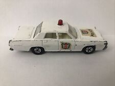 Matchbox Lesney Superfast No. 55 or 73 MERCURY POLICE CAR - RED LIGHT DOME