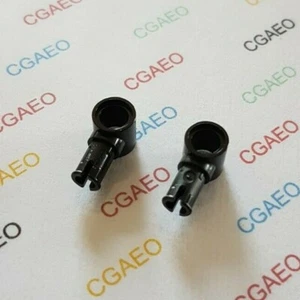 2 X Lego 15100 Technic, Pin with Friction Ridges Lengthwise and Pin Hole Black - Imagen 1 de 1