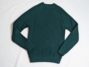 Suéter Vintage Patagonia 100% Lana Verde Medio Pesado Tejido - Imagen 1 de 3