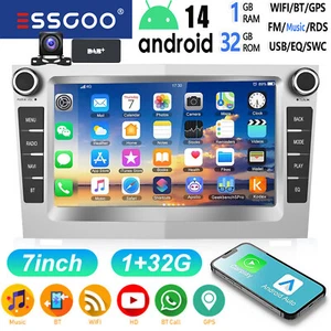DAB+ AHD Autoradio GPS Für Opel Astra H Corsa C D Vectra Meriva A 7"Android 14 - Bild 1 von 15