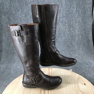 G.H. Bass & Co Boots Womens 9 M Delancy Knee High Tall Riding 4437-200 Brown