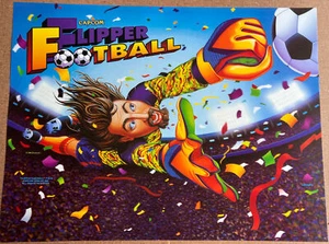 1996 CAPCOM Pinball Translite - Flipper Football - NOS - Picture 1 of 2