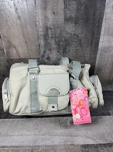 Vintage Mudd Y2K 90s Light Green Mini Shoulder Bag Soft Purse - Picture 1 of 12