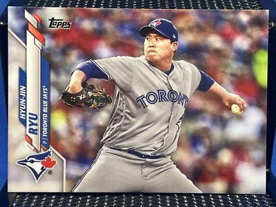 2020 Topps Series Two HYUN JIN RYU Toronto Blue Jays Advanced Stats 289/300 - Image 1 of 2