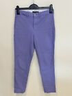 Ralph Lauren Purple Cropped Tapered Trousers Size 2 / W24”.    B4