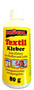 TEXTIL KLEBER 80g Textilkleber Textilleim Stoffkleber Gewebekleber Gewebe Leim - Bild 1 von 3
