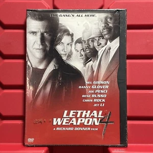Lethal Weapon 4 Clamshell Case DVD Mel Gibson Brand New Vintage 1998 - Imagen 1 de 2