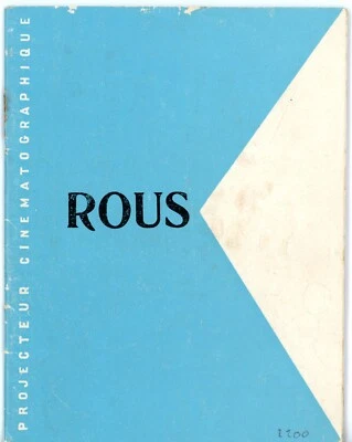 Bedienungsanleitung LOMO ROUS Filmprojektor User Manual EN FRANÇAIS (Y5405 - Bild 1 von 2