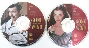 GONE WITH THE WIND #1 (DVD, 1939, Vintage)Clark Gable, NO CASE, Read Descript - Imagen 1 de 1