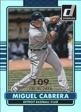 2015 Donruss Stat Line Season #87 Miguel Cabrera /109