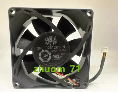 1PC COOLER MASTER DF0802512B2LN DC12V 0.18A cooling fan - Image 1 of 3