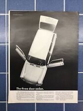 1966 VW SQUAREBACK Print Ad 1967 Volkswagen Type 3