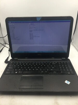 DELL INSPIRON 3521 - BOOTS TO BIOS - INTEL I3 3337U - NO RAM - READ DESCRIP -BB - Image 1 of 4
