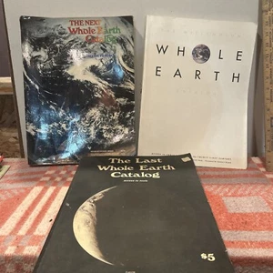 Whole Earth Catalog LOT OF 3 Access To Tools Guide Last Next Millennium Editions - Foto 1 di 3