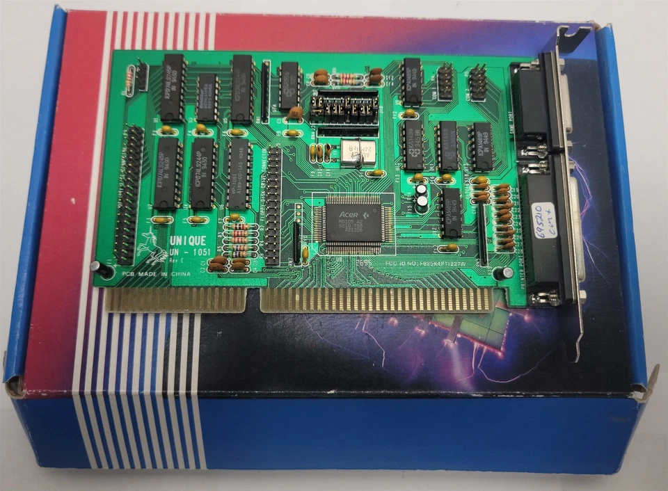 Unique UN-1051 IDE-FDD Controller I/O Card , ISA - Image 1 of 4