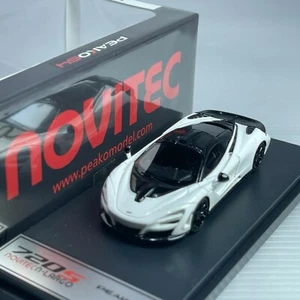 1/64 Peako Peako64 Novitec McLaren 720S N-Largo White Ltd 500 pcs #63400 - Picture 1 of 2