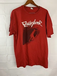 Quiksilver Tee Men’s Surf Theme Red T-Shirt Sz XLarge - Picture 1 of 10