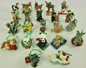 Raro Danbury Como Nuevo 22 Piezas Bebé Animales Navidad Adornos Colección - Imagen 1 de 5