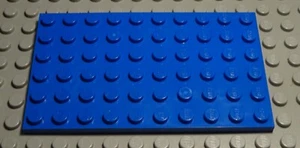 Lego Plate 6x10 Blue 2 Pieces - Picture 1 of 1
