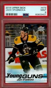 2019-20 UPPER DECK JACK STUDNICKA YOUNG GUNS ROOKIE #473 PSA 9 RC UD YG GC - Picture 1 of 1
