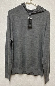 Van Heusen Essential Merino Wool Hoodie Regular Fit Herren L Monument Heather - Bild 1 von 8