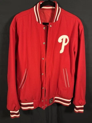 Philadelphia Phillies JH Design Reversible Varsity Jacket Men’s Large - Image 1 of 4