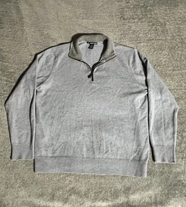 The Cashmere Project Blau 100% Kaschmir 1/4 Reißverschluss Pullover Langarm Medium Prepy - Bild 1 von 5