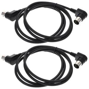 2 Pcs Doppelte Männliche Verbindungskabel Midi-Stecker-Stecker-Kabel - Afbeelding 1 van 12