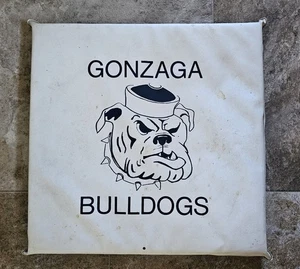 Vintage Gonzaga Bulldogs Fairchild AFB Credit Union gepolstertes Stadionsitzkissen - Bild 1 von 7