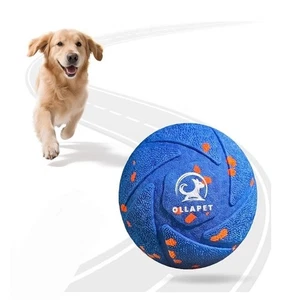 OLLAPET Smart Dog Toy Ball Automatic Bouncing Rolling Chew Resistant Pet Toy  - Picture 1 of 14