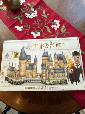Castillo de Hogwarts Mundo Mágico de Harry Potter Puzzle 3D 428 Piezas NUEVO SELLADO Foto 1 de 3