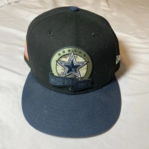 Dallas Cowboys Salute to Service Snap Back Hat Cap New Era One Size NFL - Picture 1 of 15