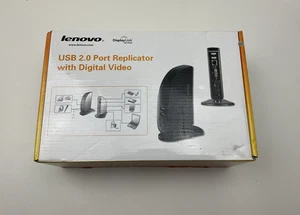 NEW  Lenovo USB 2.0 Port Replicator with Digital Video 0A33942 888011393 - Picture 1 of 4