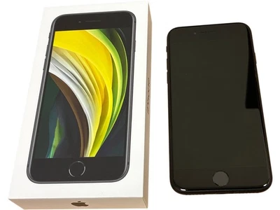 Apple iPhone SE 2nd Gen Black 64GB Unlocked A2296 High Battery Health - Image 1 of 4