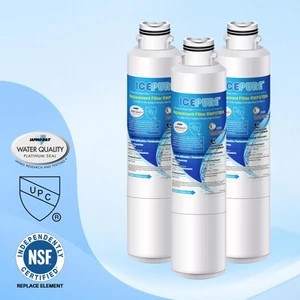 3 Pack Fit For Samsung RF26J7500SR/AA RF26J7500WW/AA Refrigerator Water Filter - Picture 1 of 9