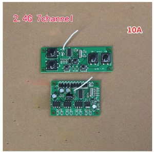 1Pair 2.4G 7Channel 10A Wireless Transmitter And Receiver Board For Diy RC Robot - Picture 1 of 5