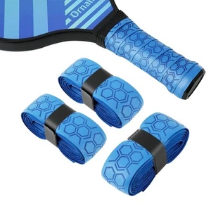 Moisture Wicking Tacky Blue Overgrip Tape for Pickleball Paddles - Picture 1 of 6