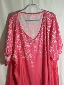 Women’s Plus Size 4XL Hot Pink And White Top/tunic - Picture 1 of 3