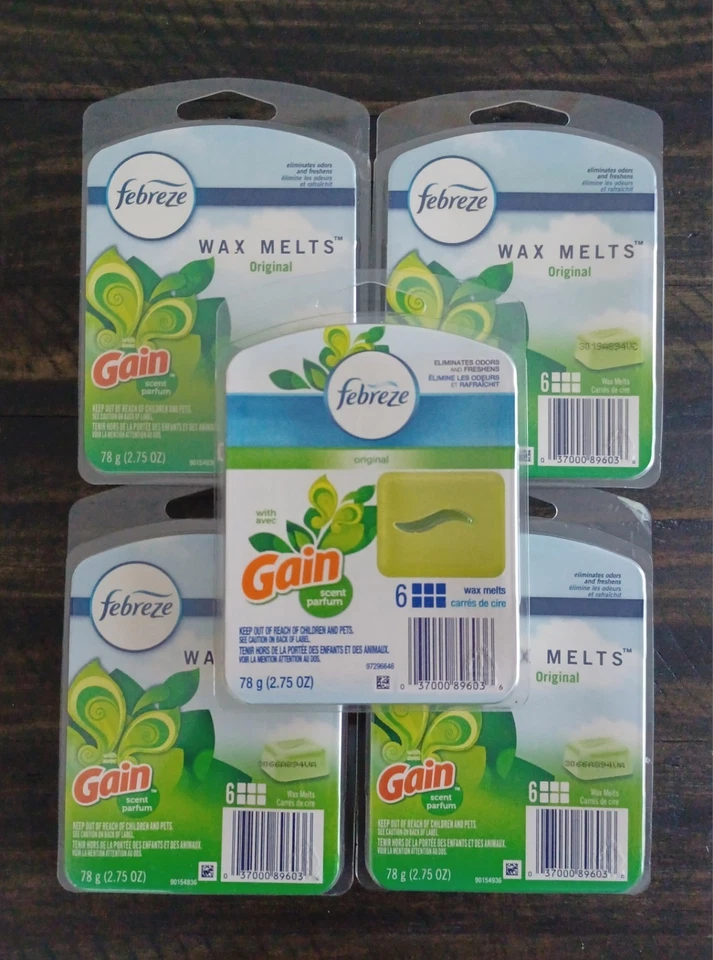Febreze Wax Melts Original Gain Scent - 5 Pack  - Image 1 of 1
