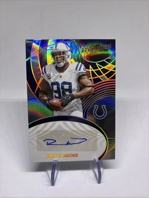 2025 Panini Revolution Football ROBERT MATHIS Auto #/25 - Indianapolis Colts SSP - Image 1 of 2